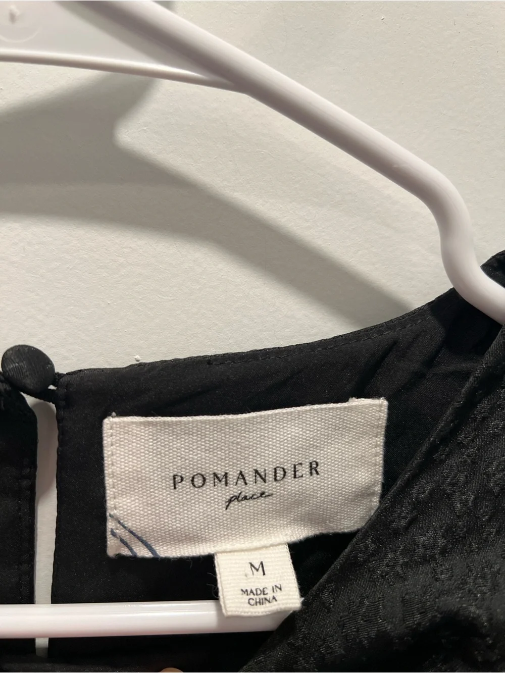 Pomander Place Black Jacquard Lyla Blouse